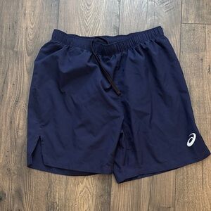 Asics Men's Deep Blue Sports Shorts